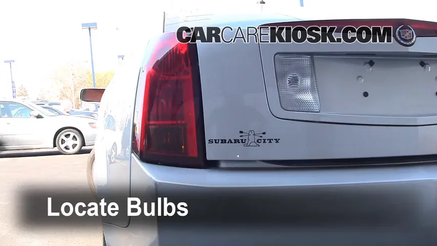 2006 Cadillac CTS 3.6L V6 Lights Tail Light (replace bulb)